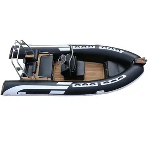 CE RIB480 Inflatable Boat Fiberglass Fishing Hypalon RIB Boat