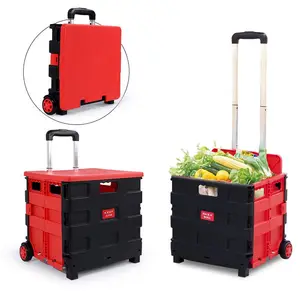 Carrello pieghevole per portautensili pieghevole con carrello da Picnic portatile leggero in plastica di copertura