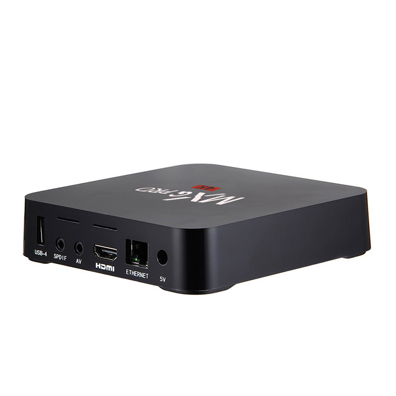 Boîtier métallique amologic android 5.1 hevc quad core MXG pro android tv box kodi 16.0 pré-installé mxg pro tv boîte
