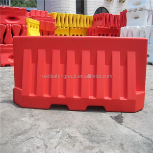 Plastic Traffic Safety Road Barrier Water Filled Barrier Plastic Crash Barrier