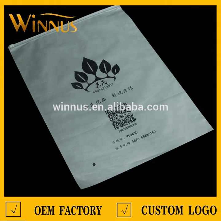 Cheap Custom Printed Zipper Garment Shirt Packaging Frosted Transparent Slide Zip Lock Plastic Bags With Own logo