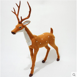 Grand traîneau réaliste intérieur/extérieur de renne Décoration de bonne année de Noël <span class=keywords><strong>avec</strong></span> des décorations de Noël de qualité cerf - Product Image 5