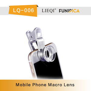 Universal mini clip - on mobile téléphone 6X <span class=keywords><strong>focale</strong></span> fixe lentille de la caméra lentille de microscope LQ-006 <span class=keywords><strong>MACRO</strong></span> portée 6X - Product Image 1