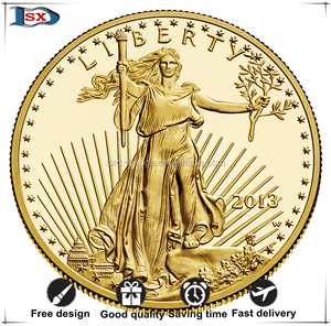 uno oncia troy warking libertà di tungsteno placcato oro american moneta aquila per collezionabili e arte - Product Image 1