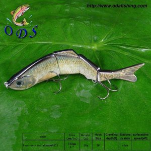 Échantillon gratuit dur en plastique <span class=keywords><strong>articulé</strong></span> leurres de pêche - Product Image 1