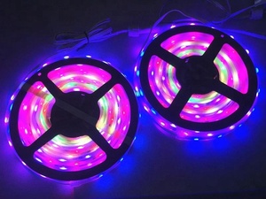 Bande lumineuse RGB led intelligente adressable, ruban d'éclairage, haute luminosité, IP67, DC12V WS2811, 30 diodes/m, 10pixels/m - Product Image 4