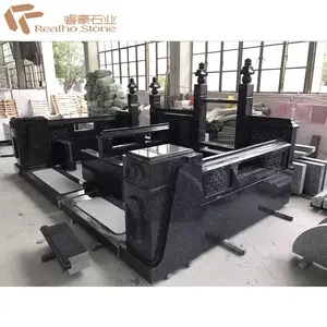 工厂价格中国黑色花岗岩纪念碑/墓碑