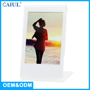 Caiul дизайн красивый 3 дюймов Акриловые <span class=keywords><strong>l</strong></span>-образный фоторамки Fuji Instax Mini 7S / 8 - Product Image 5