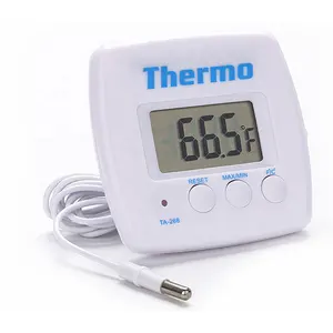 جهاز قياس درجة الحرارة, جهاز قياس درجة الحرارة الرقمي داخلي أو خارجي سلكي بحد أقصى/دقيقة