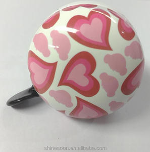 60mm Campana de La Bicicleta, Campana de la Bici de La Vendimia de Paseos Al Aire Libre, diseño Del Corazón ding dong bell - Product Image 2