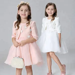 थोक उच्च गुणवत्ता सर्दियों फैशन दो pcs पोशाक डिजाइन बच्चों को लड़की के कपड़े बच्चों के लिए सेट