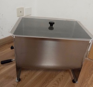 304 manual de acero 20L <span class=keywords><strong>casa</strong></span> tipo eje mezclador de carne picada de - Product Image 4