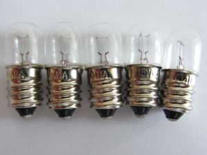 <strong>E12</strong> T13x33 Tubular Tungsten Lamp 18V Instrument Indicator <strong>Bulb</strong> - Product Image 5