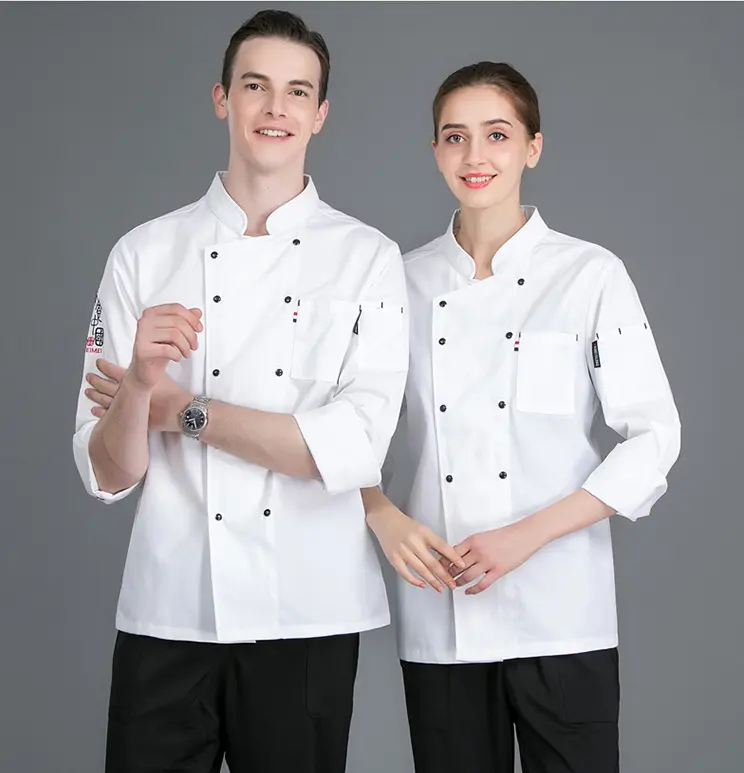 2018 hot sale unisex chef /resterant/hotel chef / Baker uniform