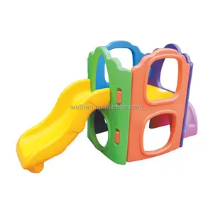 קלאסי מקורה פלסטיק צעצוע ציוד מקורה מגרש משחקים עם משחק בית לילדים שעשועים פרק גן ילדים טרום בית הספר קניונים