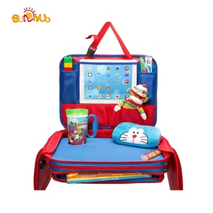 SUNNUO — organisateur portable 3 en 1, caisse de <span class=keywords><strong>voiture</strong></span> pour enfants, plateau de voyage étanche <span class=keywords><strong>avec</strong></span> support <span class=keywords><strong>tablette</strong></span> - Product Image 4