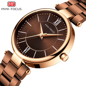 <span class=keywords><strong>MINI</strong></span> <span class=keywords><strong>FOCUS</strong></span>-<span class=keywords><strong>Reloj</strong></span> de acero inoxidable para mujer, exquisito, femenino - Product Image 3
