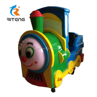 Manège pour enfants à monnayeur, type balançoire, pour parcs d'attractions, modèle Tomas Train