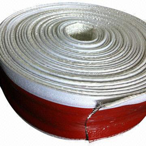 50mm FEU MANCHES TUYAU SILICONE <span class=keywords><strong>ISOLATION</strong></span> TRESSÉ 10KV EN FIBER DE VERRE CORE avec magic tape - Product Image 3