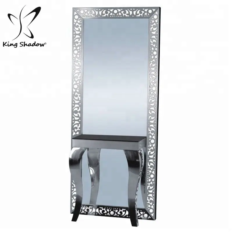 Salon Furniture Make up Lighted Styling Stations Hair Salon Mirror Station