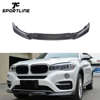 Lame de pare-choc avant en Fiber de carbone pour BMW X6 F16 x Drive Series 2015 - 2018