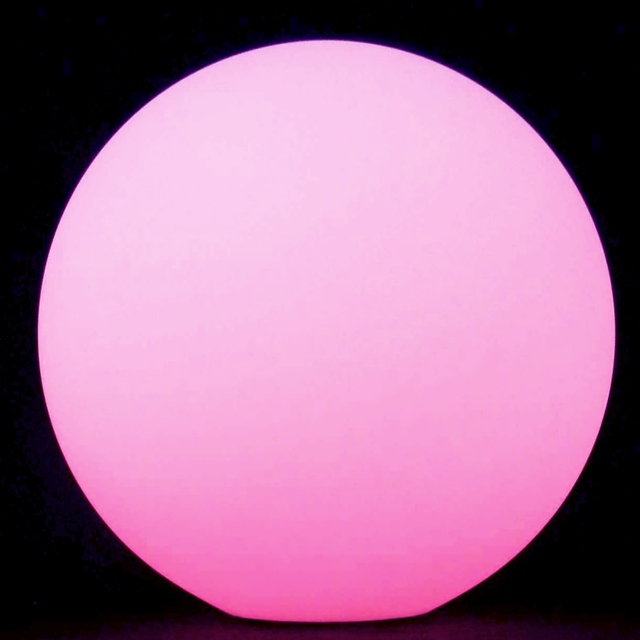 20cm Solar Powered Automatic Charging Waterproof IP 67 Plastic Floating Pool  LED Ball Light