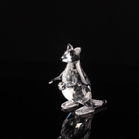 Cristal verre kangourou animal figurines décoration verre modèles animaux comme cadeaux