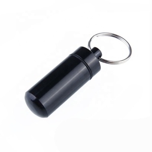 Contenitore per Pillole in <span class=keywords><strong>Alluminio</strong></span> per Viaggi all'Aperto, Portapillole Impermeabile con <span class=keywords><strong>Portachiavi</strong></span> - Product Image 6