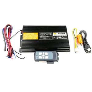 200W Sirene Alarm Mobil Sirene Mobil 12V DC dengan Remote Control Nirkabel Elektronik 200-4500Hz Universal CN GUA