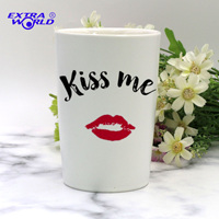 Mug de voyage en céramique réutilisable à prix abordable avec un design moderne et d'origine Fujian