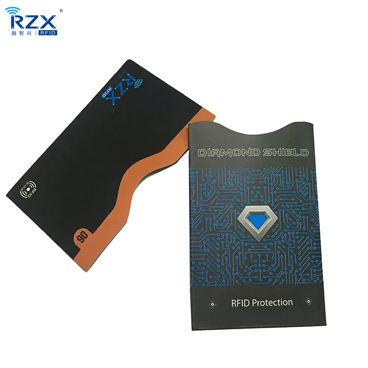 حار بيع تصميم مجاني الائتمان حامل بطاقات بخاصية تحديد التردد اللاسلكي حجب مكافحة القشط NFC مانع