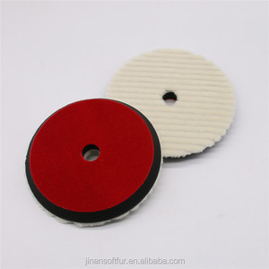 Almohadilla <span class=keywords><strong>de</strong></span> Lana <span class=keywords><strong>de</strong></span> Cordero <span class=keywords><strong>de</strong></span> una Sola Cara para Pulido <span class=keywords><strong>de</strong></span> Autos - Product Image 2