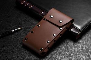 Universal Real Leather Belt Clip Flip Waist Cell <strong>Phone</strong> Case Holster Leather Belt <strong>Phone</strong> <strong>Pouch</strong> - Product Image 2