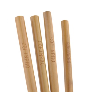 Hot Selling High Quality Natural Biodegradable <strong>Bamboo</strong> Wooden Drinking <strong>Straws</strong> with Custom logo - Product Image 3