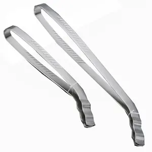 2024 Hot Sale New Product Stainless Steel Food Baking Barbecue Clip Handle Steak Clamp Clip Tableware