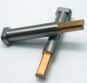 Precision press die carbide mold components shank cut punches TiN coating