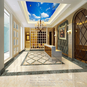 <span class=keywords><strong>Pop</strong></span> phòng khách hình ảnh phòng trang trí thiết kế PVC trần giả thiết kế - Product Image 4