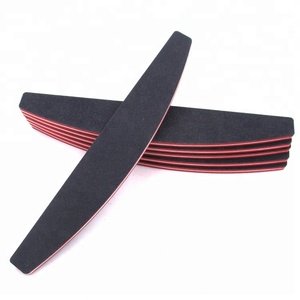 Dos violet Point Blanc <span class=keywords><strong>Nail</strong></span> <span class=keywords><strong>Art</strong></span> <span class=keywords><strong>Tampon</strong></span> 100/180 Grit Éponge Lime à Ongles Droite - Product Image 3