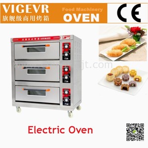 Commercial Français Pain Four Four À Pain Équipement Cookie Machine L'industrie Électrique Four 3 Pont - Product Image 1