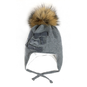 Hot for baby girls knitted girl caps sunhat baby than ago dot pattern - Product Image 4