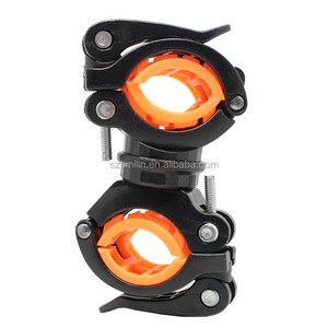 Supports de <span class=keywords><strong>lampe</strong></span> <span class=keywords><strong>torche</strong></span> UV à dégagement rapide pour guidon de vélo, double pince, accessoires de vélo - Product Image 1