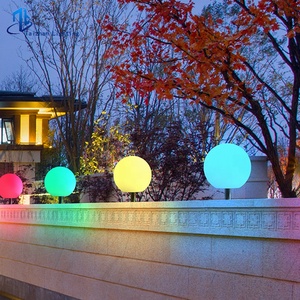 Outdoor Pillar <strong>Light</strong> Solar Powered Led Garden Ball Sphere <strong>Lights</strong> for Fence Post 300mm Acrylic <strong>Globe</strong> Landscape Lighting - Product Image 4
