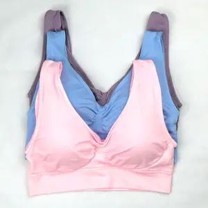 Hot genie bra total girl underwear front open sports bra