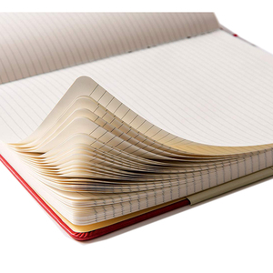 थोक ए 5 प्रीमियम पु चमड़े की नोटबुक नौसेना हार्डकवर, रिबन बुकमार्क लोचदार स्ट्रैप के साथ - Product Image 5