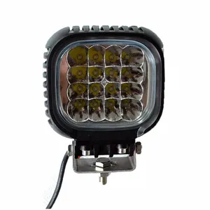 Baru Super Bright Square Tahan Air Banjir LED Lampu Kerja 4WD 4X4 5 Inch 48 W Kolam LED Bekerja lampu untuk Offroad Truk Trailer