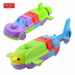 Pièce ensemble musique lumières en plastique magnétique bébé jouet intéressant l'assemblée - Product Image 2
