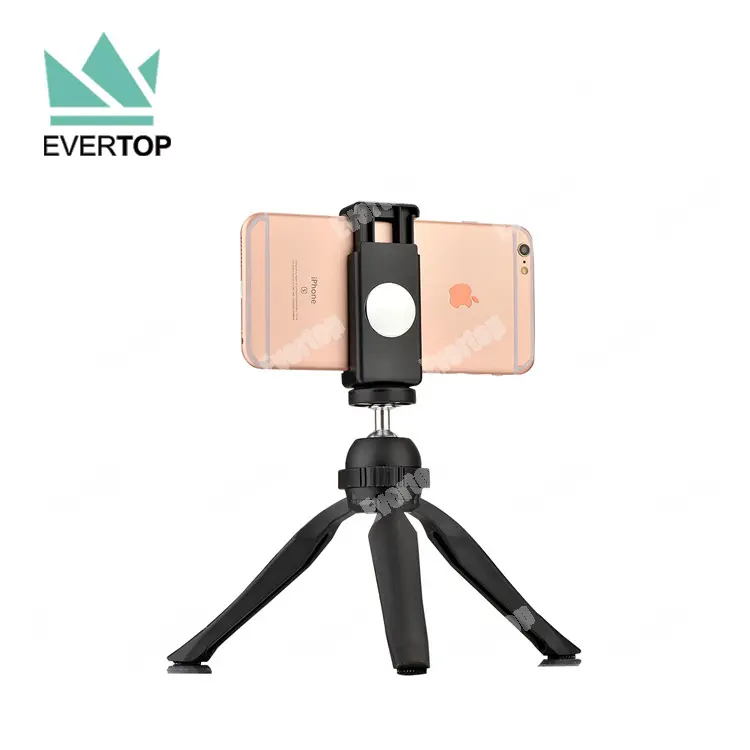 TS-TRM034 Klaptafel Tripod Tabletop Camera Mini Statief Opvouwbare W Pan Swivel Balhoofd Voor Camera Monitoren Led Flash Lights