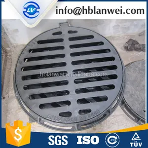 EN124 Heavy Duty Ductile Iron Sewer Round Manhole Cover