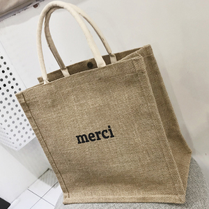 Tesco mariquita Murval bolso impreso personalizado arpillera de yute bolsa de compras Extra grande - Product Image 6