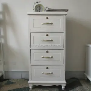 white locked cabinet with many drawers